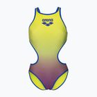 Costume da bagno intero donna arena One Shaded Print Tech One Back artic lime violetta multi/neon blue