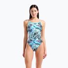 Costume da bagno intero donna arena Earth View Xcriss Cross water multi/water