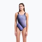 Costume da bagno intero donna arena Night Light U Back blue multi/black