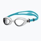 Occhialini da nuoto per bambini Arena The One Plus clear/white/turquoise