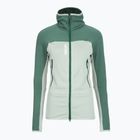 Felpa Millet Fusion Grid Hoodie donna con cappuccio alghe/bottle