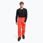 Pantaloni da sci Rossignol Hero da uomo rosso neon
