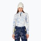 Felpa donna Rossignol JCC Booster Half Zip snow angel arctic print