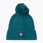 Cappello invernale Rossignol Strawpile Pompom Beanie transformative teal