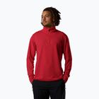 Felpa da sci uomo Rossignol Mid Layer Stertch Half Zip sports red