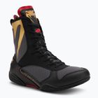 Scarpe Venum Elite Boxing stom grigio/oro con logo