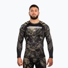 Rashguard a maniche lunghe da uomo Venum Invader black/sand