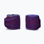Bende da boxe Venum Santa Muerte Handwraps 250 cm dark purple