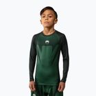 Rashguard bambino Venum Attack Kids Rashguard forest green/off white