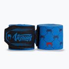 Fasce da boxe Venum Monogram Hand Wraps Advanced 400 cm blue