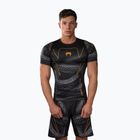 Rashguard da uomo Venum Matupa Short Sleeve black/grey/gold