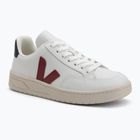 Scarpe da donna VEJA V-12 Leather white/marsala/nautical