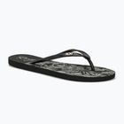 ROXY Viva Stamp II infradito da donna nero/bianco