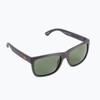 Occhiali da sole Quiksilver Charger Polarized Floatable nero opaco/verde polarizzato