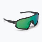 Occhiali da sole Quiksilver Slash nero opaco/verde