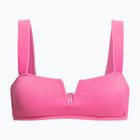 ROXY Love The Coco V - Top del costume da bagno rosa guava