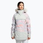 Giacca da snowboard donna ROXY Chloe Kim Overhead grigio marmo viola