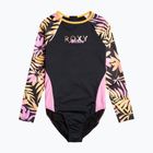 ROXY Active Joy corpo nuoto bambino antracite zebra jungle girl