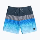 Pantaloncini da bagno Quiksilver Surfsilk Panel 18" da uomo mezzanotte marina