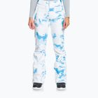 Pantaloni da snowboard donna ROXY Chloe Kim azzurro nuvole