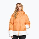 Giacca da snowboard donna ROXY Chloe Kim Puffy mock arancione