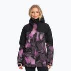 Giacca da snowboard donna ROXY Gore-Tex Glade Printed true black pansy pansy