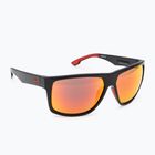 Occhiali da sole da uomo Quiksilver Transmission nero ml rosso