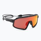 Occhiali da sole da uomo Quiksilver Slash+ nero ml rosso