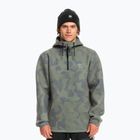 Quiksilver Shredder Hoodie felpa da snowboard tie dye true black
