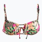 ROXY Stampato Beach Classics Bralette costume top antracite palma canzone s