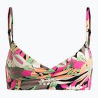 ROXY Stampato Beach Classics Wrap top costume da bagno antracite palm song s