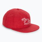 Cappello da baseball rosso ad alto rischio Quiksilver Cord Stretcher da uomo