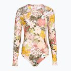 Costume intero donna ROXY Playa Paradise Onesize Back Zip LS bianco viva la vida