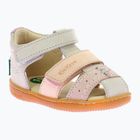Sandali per bambini Kickers Kick Bazar rosa chiaro/multicolore