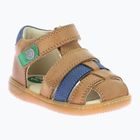 Sandali per bambini Kickers Kick Pod camel/navy