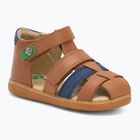 Sandali per bambini Kickers Kick Pod camel/navy