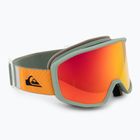 Quiksilver Harper sea spray/red ml maschera da snowboard da uomo
