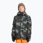 Giacca da snowboard Quiksilver Mission Printed puzzle camo sea spray da bambino