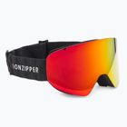 VonZipper Encore nero satinato/fuoco di bosco cromato occhiali da snowboard