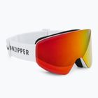 VonZipper Encore bianco/wildlife fire chrome occhiali da snowboard