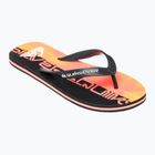 Quiksilver Molokai infradito da uomo Art 25 fiery coral wordblock