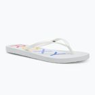 ROXY Sandy III infradito donna bianco/arcobaleno monogramma