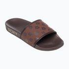 Infradito donna ROXY Slippy IV marrone combinato