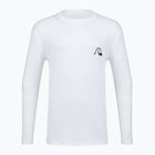 Maglia a maniche lunghe da nuoto uomo Quiksilver DNA Bubble Logo white