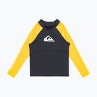 Quiksilver Everyday UPF50 dark navy/solar power manica lunga da bagno per bambini