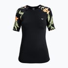 Camicia da bagno donna ROXY Lycra stampata antracite isola di fuga