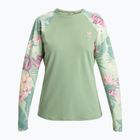 Costume da bagno donna a maniche lunghe ROXY Into The Sun schiuma verde brezza costiera