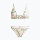 Costume da bagno due pezzi donna ROXY Hibiscus Daze Tri basilico allungato onde party yw