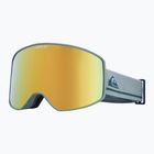 Maschera da snowboard Quiksilver Storm dark ivy/clux ml gold
