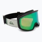 Maschera da snowboard uomo Quiksilver Harper black/Clux ML green